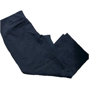 Old Navy Women’s High Rise Pixie Wide Leg Navy Blue Dress Pants Size XXL Tall